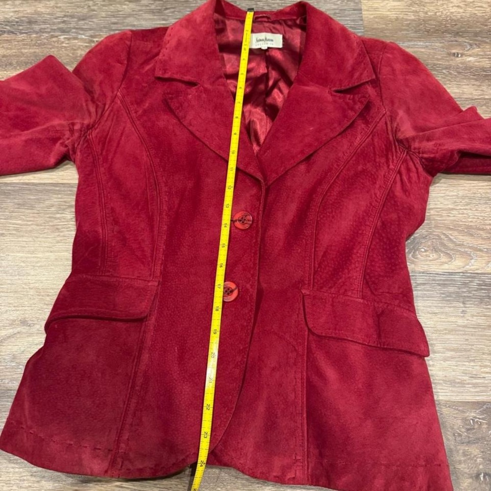 Neimun Marcus Red Blazer Jacket - image 3